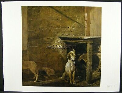 Andrew Wyeth Gravure Print MAGA/'S DAUGHTER /& THE GRANARY The Mill