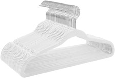 Hangers Non-Slip Velvet Hangers - Suit Hangers 50-Pack Ultra Thin Space Saving