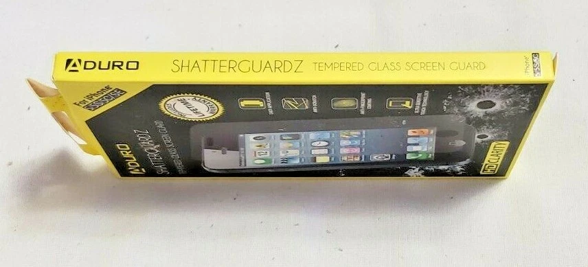 Tela de clareza HD vidro temperado Aduro Shatterguardz para iPhone 5/5S/5C/SE - Imagem 3 de 4