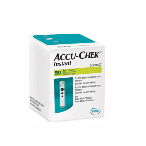 Roche Accu-Chek Instant Glucose Blood Test Strips - 50 Strips - Picture 2 of 3