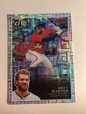 2019 Donruss Action All Stars Vector Bryce Harper Phillies AA8