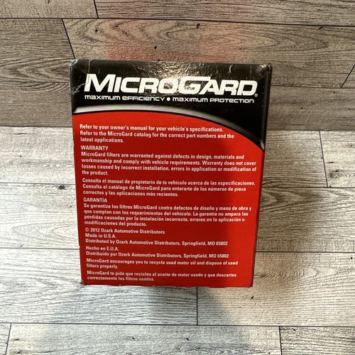 MICROGARD Engine Oil Filter MGL8A Max Efficiency Max Protect - Picture 3 of 3
