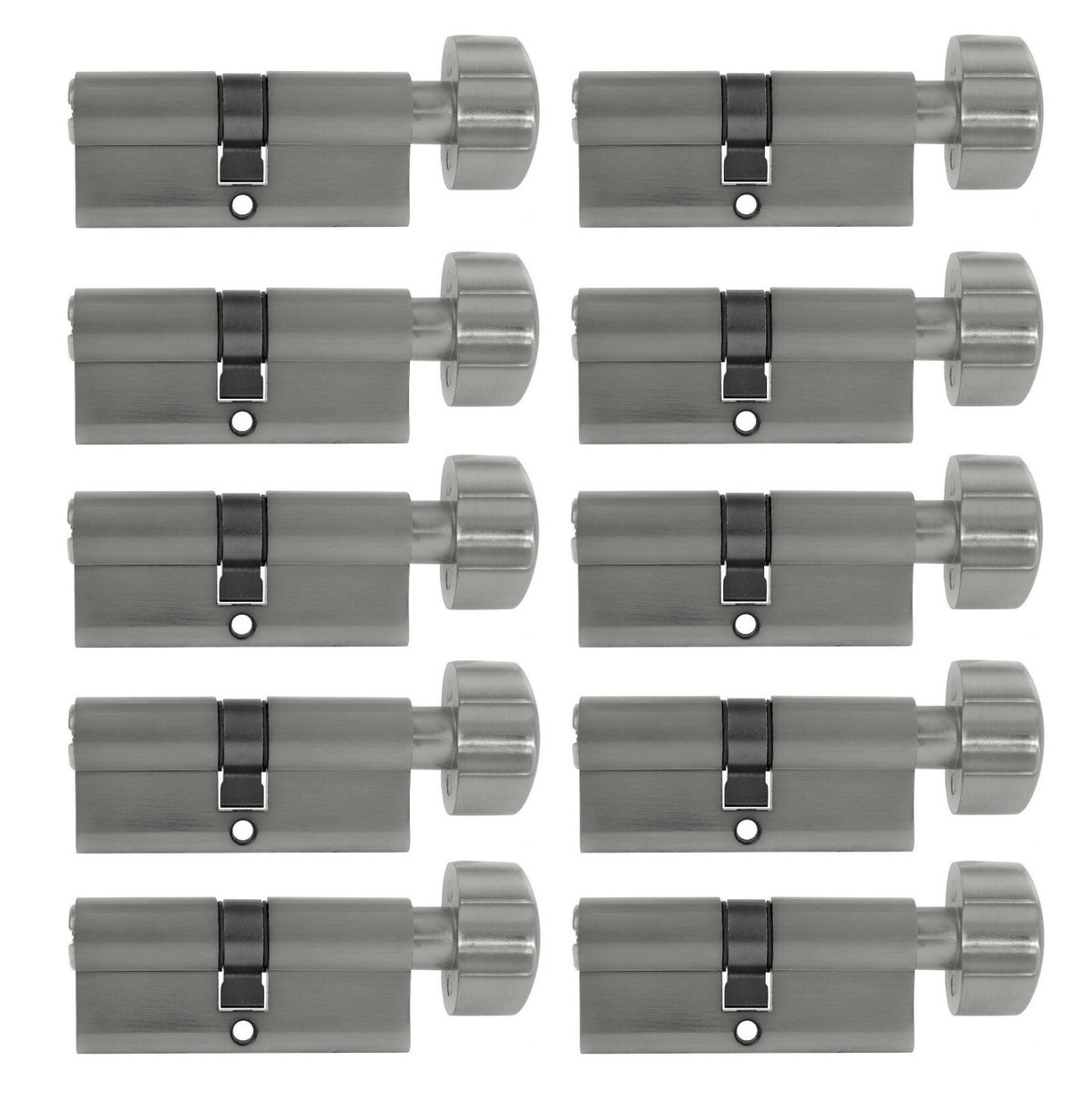 Löwen Sicherheit 10x Profilzylinder 60 Mm 30/30 Gleichschließend Inkl. 50 Schlüssel (Alle 50 Schlüssel Passen In Alle 10 Schlösser - Foto 8