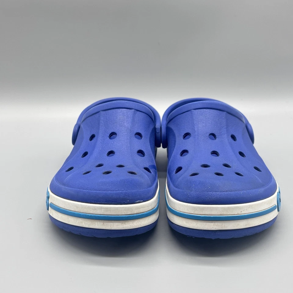 Crocs Zapatos Niños 13 Azul Crocband Logo Zueco Sandalias Sin Cordones Sandalias Ligeras Foto 3 de 4