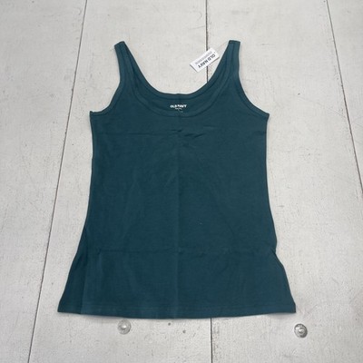 Old Navy Tank Top Womens Small Teal First-Layer Stretch Scoop Neck Shirt
