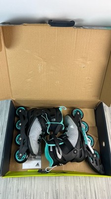 Rollerblade Zetrablade Womens Inline Skate, Size 7 Black/Blue