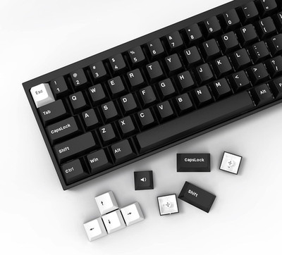 XVX WOB Keycaps 168 Keys, Double Shot PBT Custom Keycap Set, Minimalist Style Wh