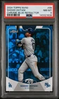 2024 Topps Shohei Ohtani 50/50 HR 49 Chrome Blue Refractor #99 /150 PSA 8