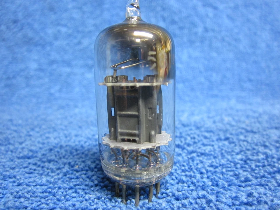 Tubo GE 5814A placa negra plateada rara Foto 3 de 3