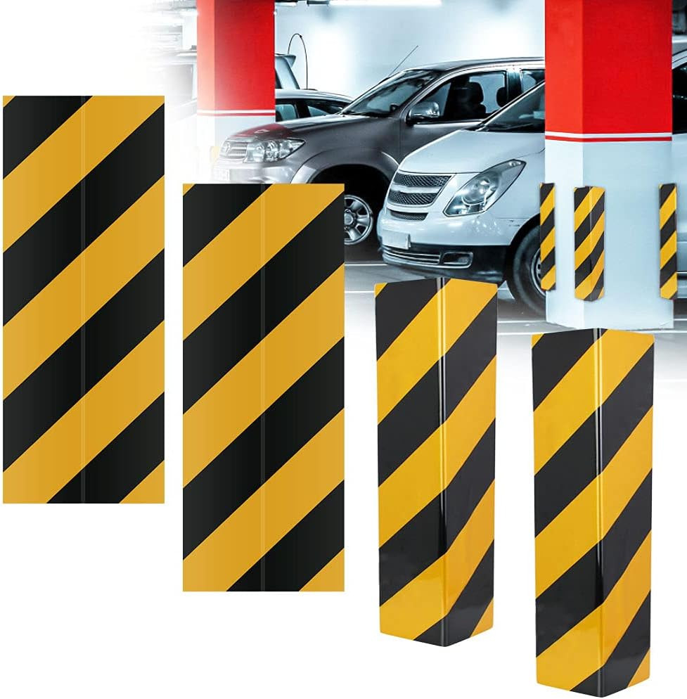 Protezione Colonne Garage 4 Pezzi | Paraspigoli Auto Alta Densità