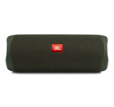 JBL Flip 5 Green Portable Bluetooth Speaker (...