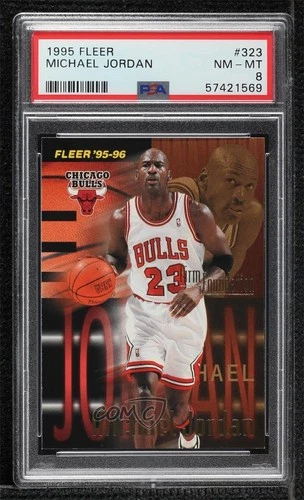 1995-96 Fleer Michael Jordan #323 PSA 8 HOF
