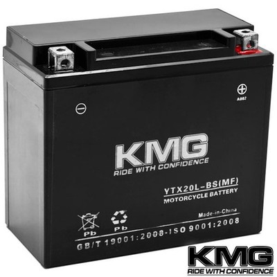 YTX20L-BS Sealed SMF Battery For Yamaha 600 YFV600FW Grizzly 1998-2001