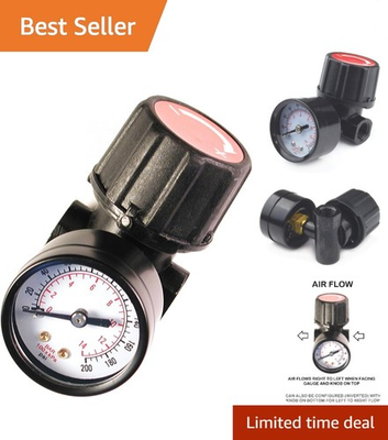 #ad CR1401G Replacement Air Regulator with Steel Gauge Maintain Perfect Pressure $21.59