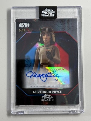 2024 Topps Chrome Black Star Wars Auto McGlynn as Governor Pryce /99 #ADS-MM