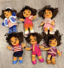 Ty Beanie Baby Babies 6 Dora the Explorer All New Old Stock NWT