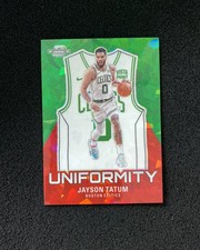 2023-24 Panini Contenders Optic Uniformity Red Ice #21 Jayson Tatum 139/175 OR24
