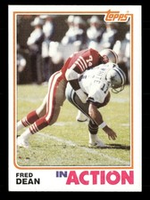 1982 Topps #484 Fred Dean San Francisco 49ers