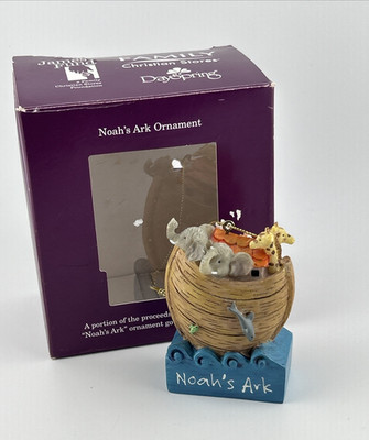 Noah s Ark  Ornament / DaySpring / Resin / 3'' /2008 / Family Christian Stores
