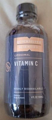 Quicksilver Scientific Vitamin C Liposomal 1000mg Immune +Antioxidant 4 Oz 10/27