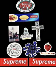 Supreme Lot Of 10 Stickers Including In God W...