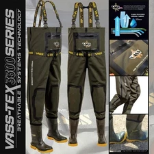 Vass-Tex 3300 Heavy Duty Breathable Chest Wader / Fishing Chestwaders
