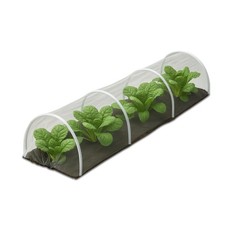 GARDEN GROW TUNNEL VEGETABLE PROTECTION PLANT DURABLE POLYETHYLENE TUNNEL