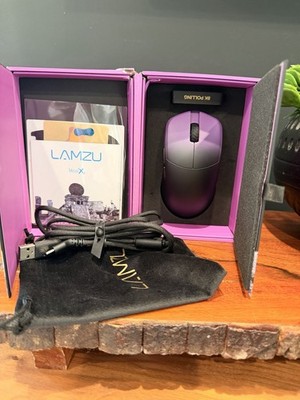 Lamzu Maya X Super Light Wireless/Wired Gaming Mouse 47g 30000 DPI 8K Purple Sha