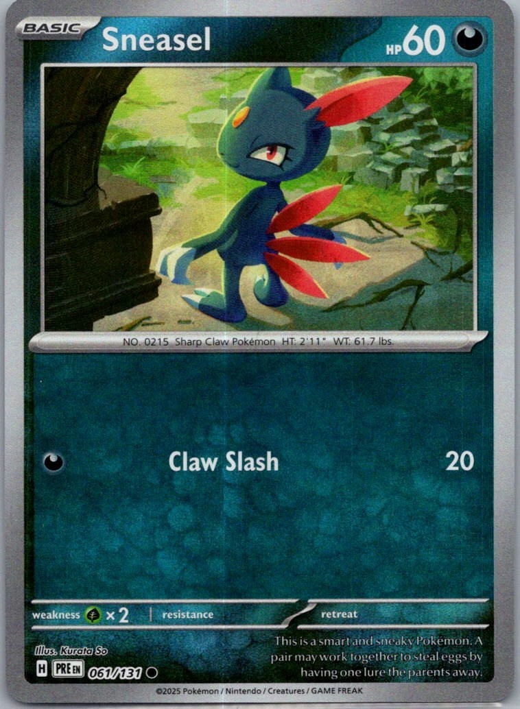 Sneasel (Master Ball Pattern) - 61/131 SV: Prismatic Evolutions