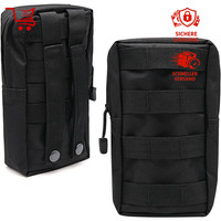 Molle Tasche Taktische HüFttaschen Multifunktional EDC Pouch Schwarz