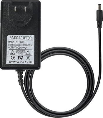 24V 3A 72W AC Power Supply for LED Strips & CCTV Systems