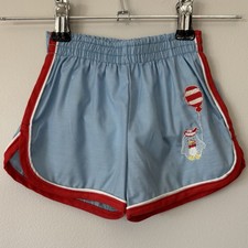 Vintage Carters Shorts 70s 80s Baby Toddler Size 12 Month Retro Lined Athletic