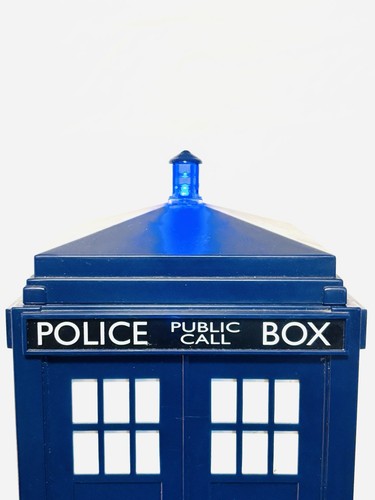 Doctor Who Tardis Police Telephone Box Cookie Jar Lights and Sounds ...