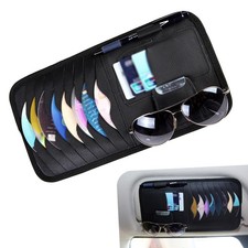 CD Case Holder for Car, DVD Vehicle Visor Storage, Large Capacity CD Visor Ca...
