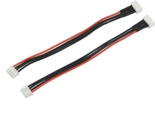 2pcs 15cm JST-XH 3S LiPo Balance Power Cable Connector 3S, Red and Black 