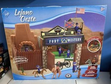 Lejano Oeste Wild West Western Barrack Fort Huge Playset Soldiers Indians