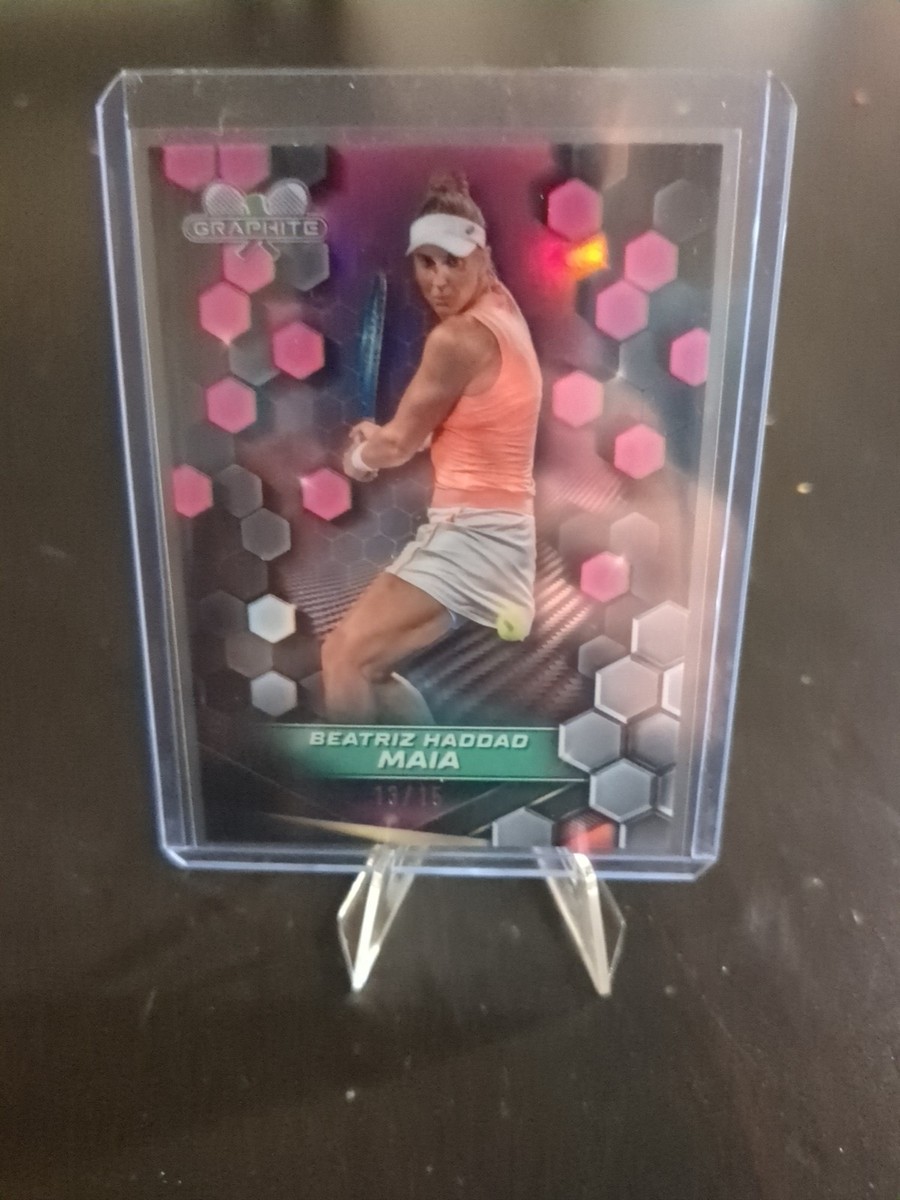 その他 Topps ty Tennis Beatriz Haddad Maia 2024 TOPPS GRAPHITE TENNIS BEATRIZ HADDAD MAIA PINK REFRACTOR /15