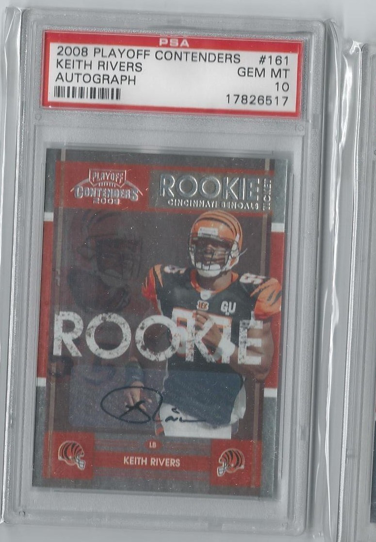 Keith Rivers Playoff Contenders #161 Autograph