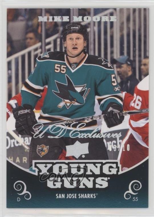 2010 Upper Deck Young Guns UD Exclusives Spectrum 3/10 Mike Moore Rookie RC 4p5