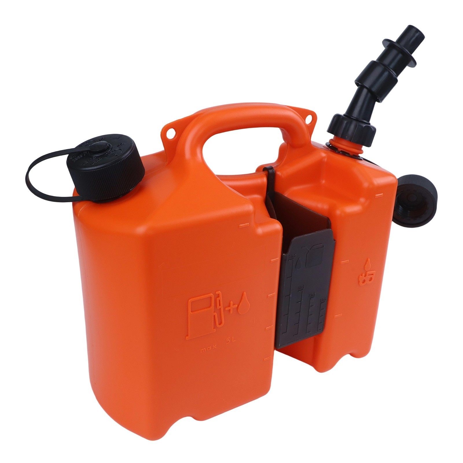5L Dual Compartment Combi Can for Fuel and Chain Oil with Tool Holders