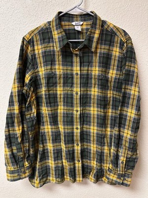 Duluth Trading Company Women s XXL Flannel Shirt - Green Bay Packers Colors