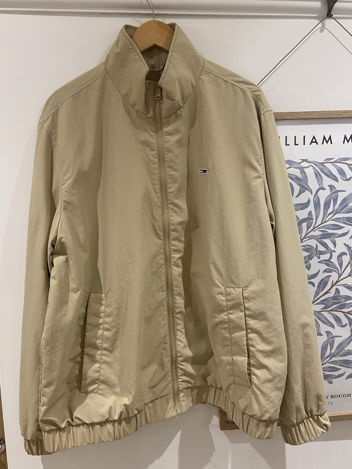 Tommy Hilfiger Gentle Gold Essential Windbreaker Jacket, New
