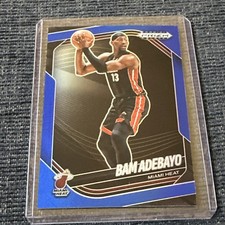 Bam Adebayo 2024-25 Prizm Black #50 Blue Prizm 059/199 Miami Heat-BASKETBALL 