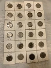 Lot of 24 Barber Dimes Mixed Dates and Mint Marks 90% Silver