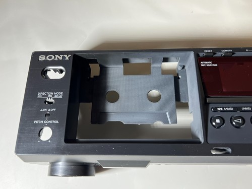 Sony TC WE475 Stereo Cassette Deck Part# X-4953-498-1 US Spec Front Panel - Picture 2 of 8