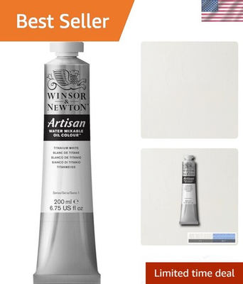 #ad #ad Artisan Water Mixable Oil Colour 6.75 oz 200ml Titanium White $46.99