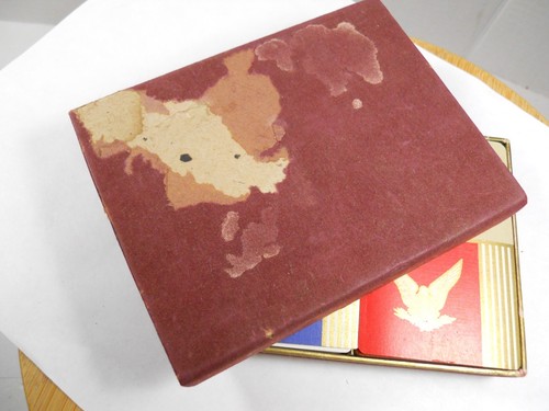 1930 Brown & Bigelow doble baraja cartas American Eagle juego retro - Imagen 9 de 10