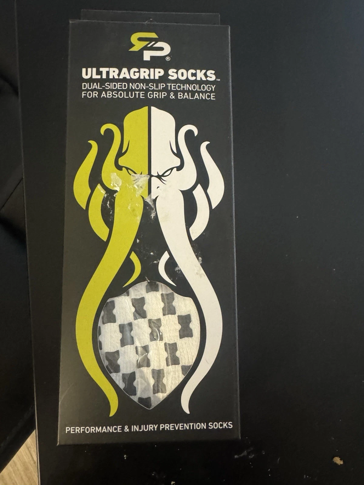 Ultragrip V2 Dual Sided Non-Slip Technology Ankle Socks (White, Medium)
Opens in a new window or tab