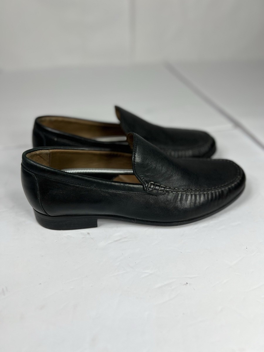 CRESSWELL MENS SHOES BLACK LOAFER SIZE 9.5 Johnston & Murphy  display picture 2