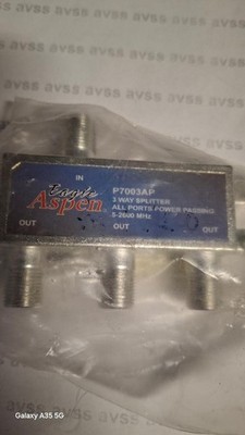 Eagle Aspen 3-Way Satellite Splitter 5-2600 MHz (P7003AP)